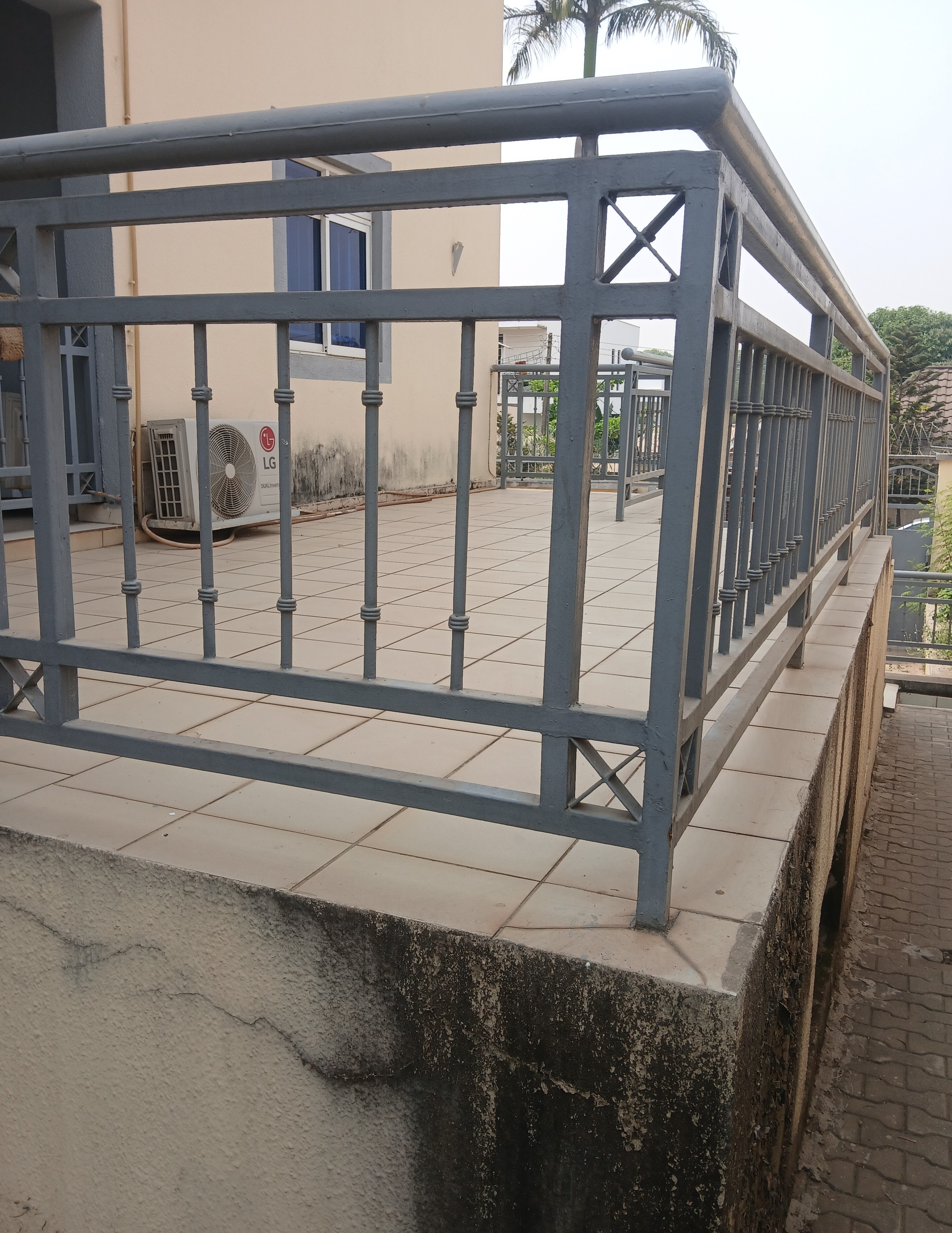 Geometric Grid Steel stair case