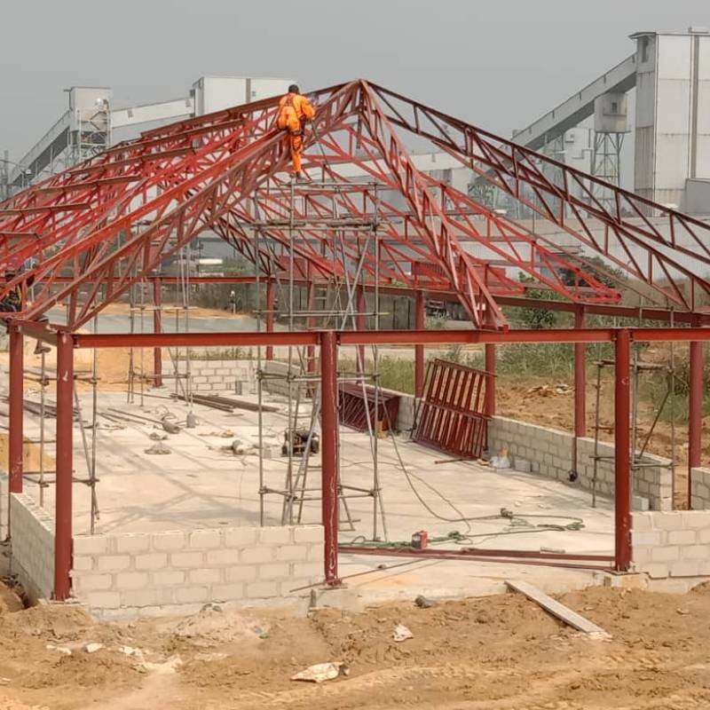 Heavy-Duty Industrial Roof Truss Structure