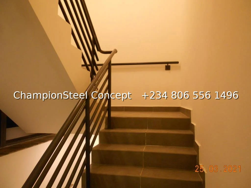 Custom Metal Handrail for Indoor Staircase