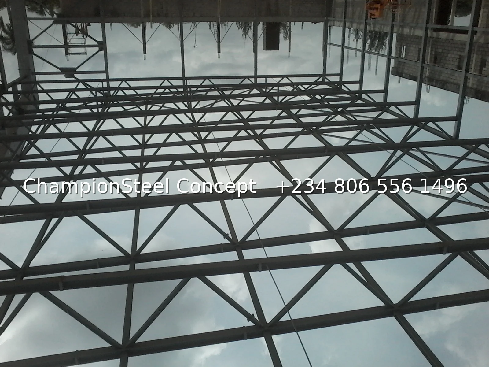 Triangular Steel Project Details - Champion Steel Concepts - Professional Welding Services